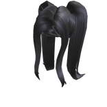 Princess Popstar Ponytails in Black