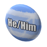 Pronoun Pin: He / Him