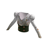 Puffed Sleeve Corset Top - Butterflies