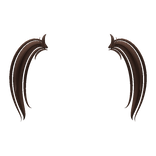 Puffer Punk Kawaii Pigtail Extensions in Brown