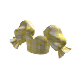 Puffy Sleeve Corset Yellow Plaid