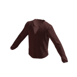 Puffy V-Neck - Brown