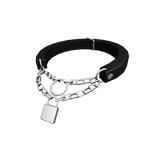 Punk Lock Collar Black 3.0