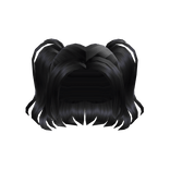 Punk Pigtails Black