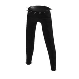 Punk Spiked Leather Pants