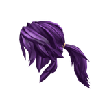 Purple Action Ponytail