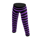 Purple and Black Striped Pajamas