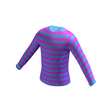 Purple and Blue Striped Shirt