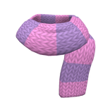 Purple and Pink Knit Scarf (3.0)