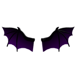Purple Bat Back Wings