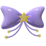 Purple Bow Wings