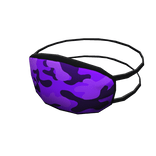 Purple Camo Fashion Mask