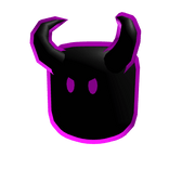 Purple Cartoony Demon Head