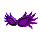 Purple Crazy Glasses