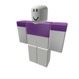 purple crop top w white shaded sleeves