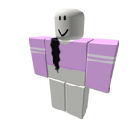 Purple Crop Top with black exts