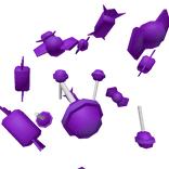 Purple Falling Candy