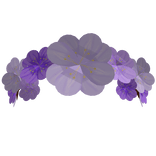 Purple Flower Crown