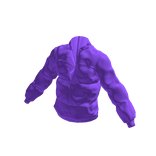 Purple Loose Open Shirt