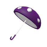 Purple Mushroom Cottagecore Umbrella