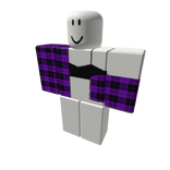 purple plaid crop top "for copy and paste"