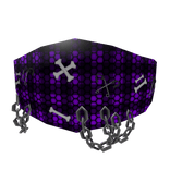 Purple Plaid Punk Mask