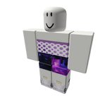 Purple pokadot crop top w/galaxy shorts+adidas