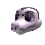Purple Punk Opossum Head