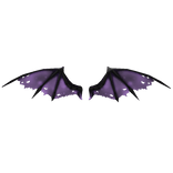 Purple shinigami wings