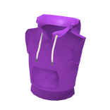 Purple Sleevless Hoodie
