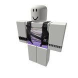 Purple tank top with black jacket