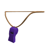 Purple Whistle Necklace