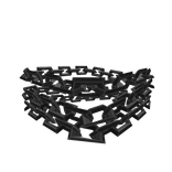 (R) 1.0 Black Chain Shoulder Bracelet