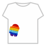 RAINBOW AMONG US POP IT