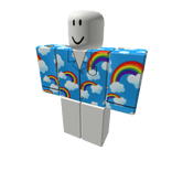 🌈Rainbow & Clouds Sleeping Suit [Top]🌈