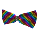 Rainbow Bow Tie