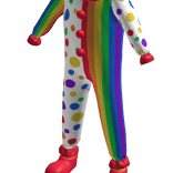 Rainbow Clown Suit