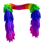 Rainbow Feather Boa