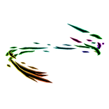 Rainbow Flame Aura - Top