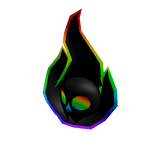 Rainbow Flaming Wisp