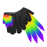 Rainbow Fluffy Wings