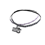 Rainbow High Tiara Crossed Chain Diamond Necklac