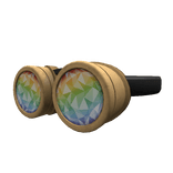 Rainbow Kaleidoscope Goggles