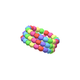 Rainbow Kandi Bracelet (Right)