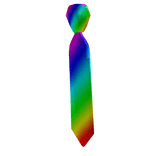 Rainbow Necktie