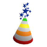Rainbow Party Hat
