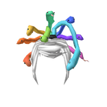 Rainbow Snake Pony Tail Medusa Multi Color Anime