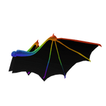 Rainbow Spooky Bat Wings