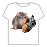 Rat Holding Gun