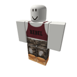 Rebel top w ragged jeans